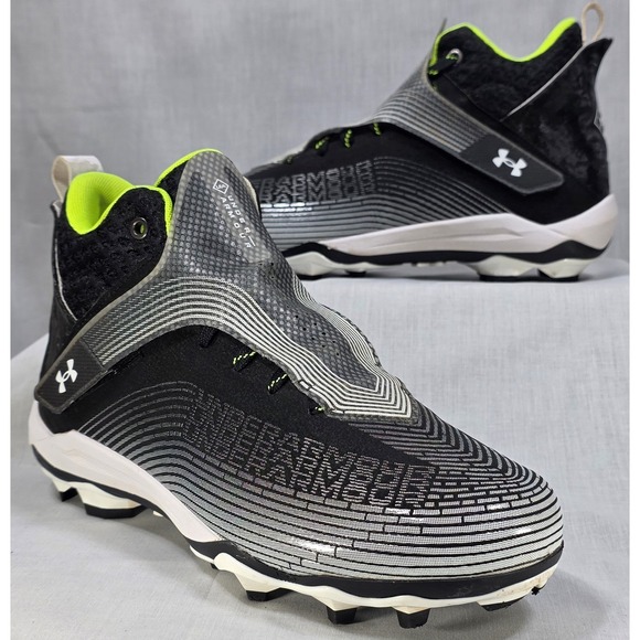 Under Armour Other - Under Armour Highlight Hammer MC Football Cleats Mens 10 Black Neon 3025085-001